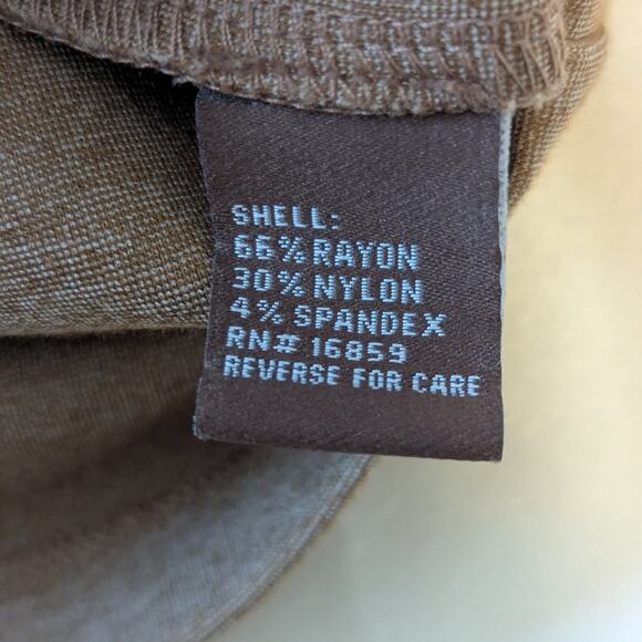 J.McLaughlin Bedford Brown Stretch Spandex Long Sleeve Stretch Knit Golf Dress S - Picture 6 of 9